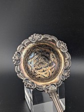 Kelle Streulöffel Teesieb 84 Zolotniki 875 Silber St. Petersburg Russland 1844 
