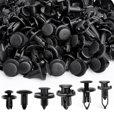 200 clips de retención para coche de 6 mm, 7 mm, 8 mm, 9 mm y 10 mm con tornillo