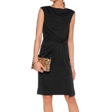 Tory Burch | Black Odila Wrap Dress Sz M