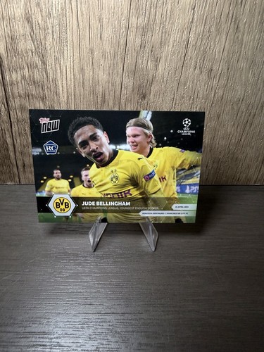 2020-21 Topps Now UCL Jude Bellingham RC #065 Haaland Corrected Date