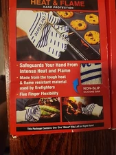 2x Ove Glove oven mitt left right hand silicone grip heat protection to 540 F