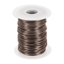 12 Gauge Aluminum Craft Wire 2.0mm 98.5ft Bendable Metal Wire, Brown