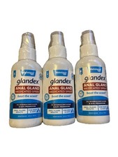 Vetnique Glandex Medicated Dog Butt Anal Spray for Dog Scooting X 3 Bottles 7/26