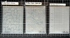The Paper Studio Embossing Folders ARROWS, NOTEBOOK PAPER or SPIDERWEB