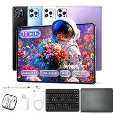 16GB RAM 256GB ROM 10inch Android 14 Tablet Octa-Core IPS Display 8800mAh WIFI