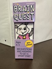 Brain Quest Preschool Cards: 300 Q A To Get a Smart Start Ages 4-5 Preschool
