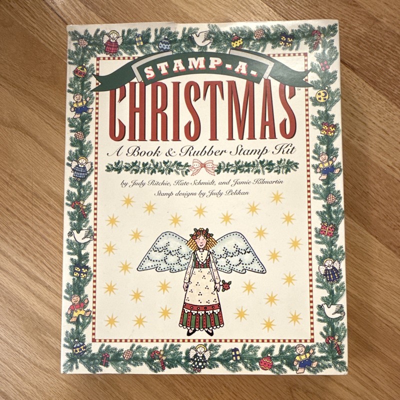 Stamp-A-Christmas: A Book & Rubber Stamp Kit Stamp-a-Christmas