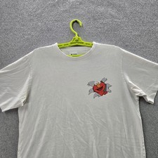 Uniqlo x KAWS Men Shirt L White Graphic Elmo Sesame Street Tee READ