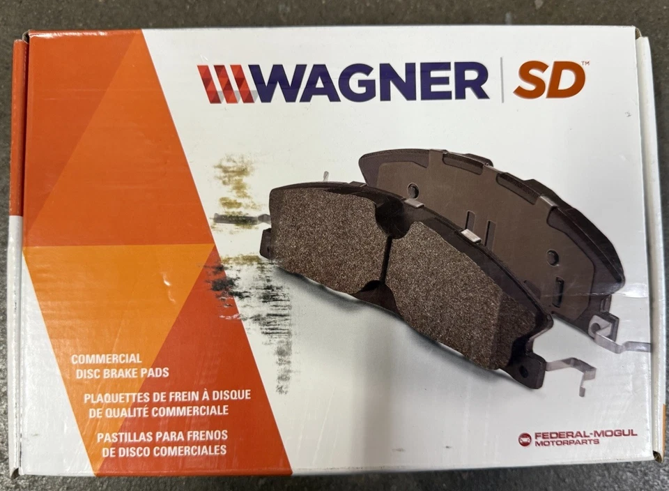 Juego de 1 pastillas de freno de disco delanteras WAGNER de alta resistencia para FORD F250 F350 F450 Super Duty Foto 2 de 3