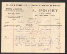 MALESHERBES (45) UPHOLSTERY STUFFING "A. POIGET" in 1938