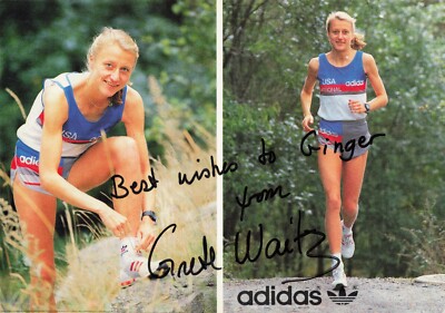 Grete Waitz 8.5x6 Autographed Signed Photo
