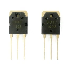 New 2pair For 2pcs D1047 2sd1047 2sd1047e + 2pcs B817 2sb817 2sb817e To3p Silico