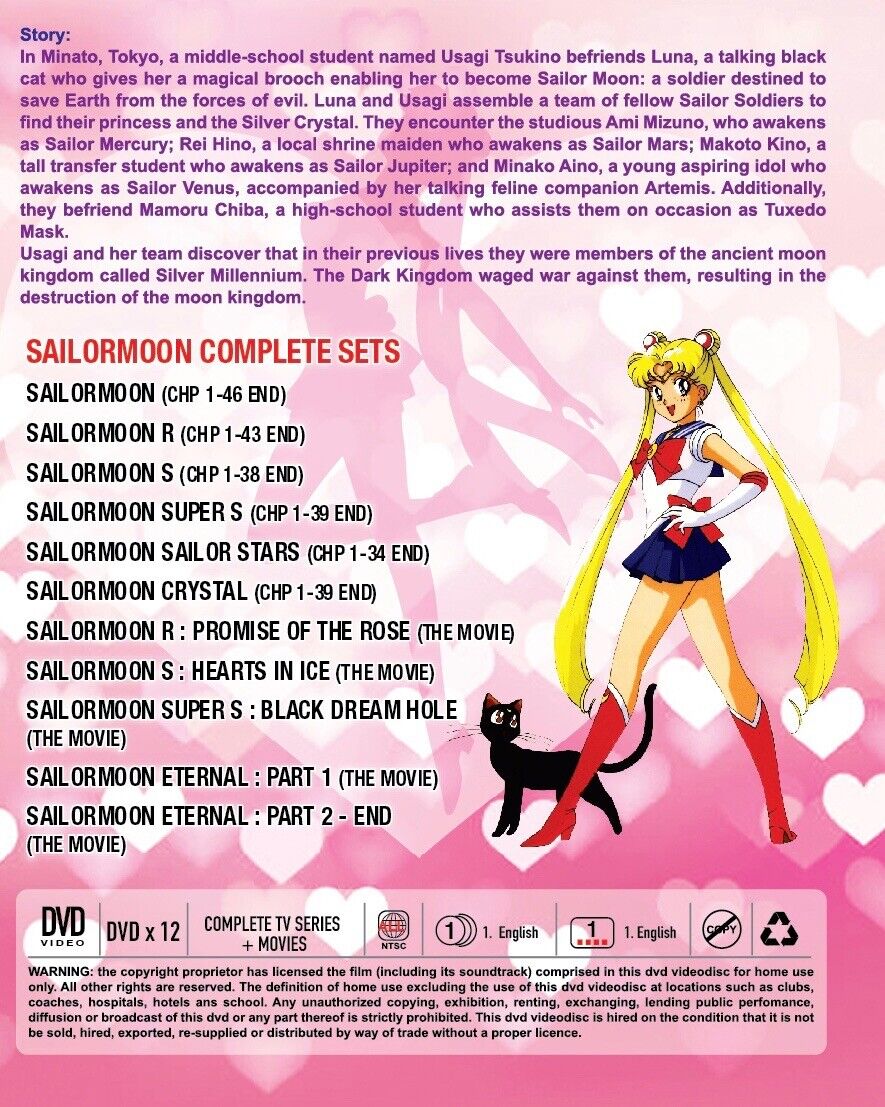 Sailor Moon Crystal Season 3 Set 1 DVD (DVD)