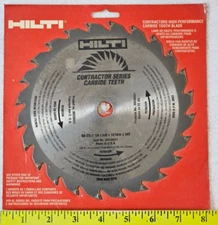 Hilti 7 1/4 x 5/8 x 13/16" 24 Teeth Carbide Cutting Circular Saw Blade - #336531