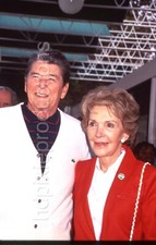 RONALD NANCY REAGAN 35mm Slide ORIGINAL  7434