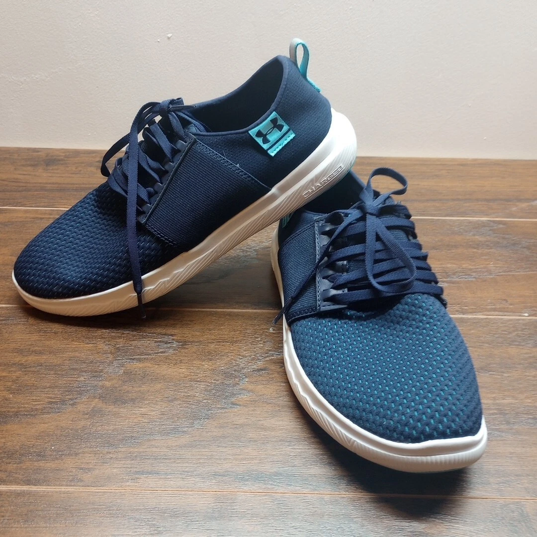 Under Armour Womens Charged 257 3019917 400 Blue Running Shoes Sneakers Size 9.5