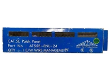 Allen Tel Products, Inc. CAT.5 Patch Panel + 1 E/W Wire Management AT55B-PNL-24