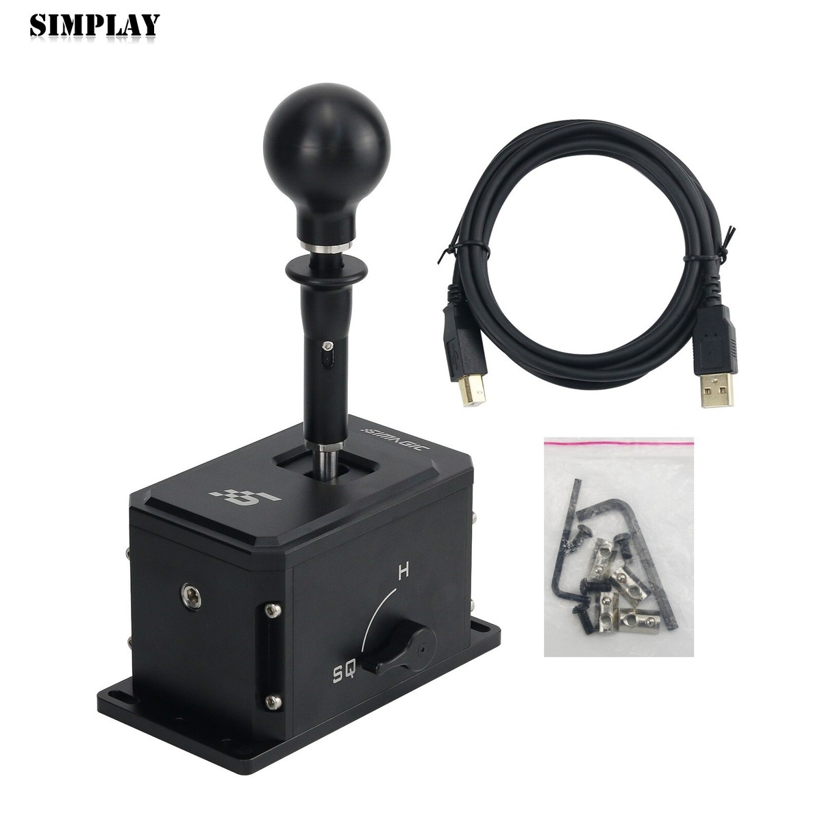 DS-8X 6+2+R+SQ SIM Shifter H Sequential Shifter Video Game Racing