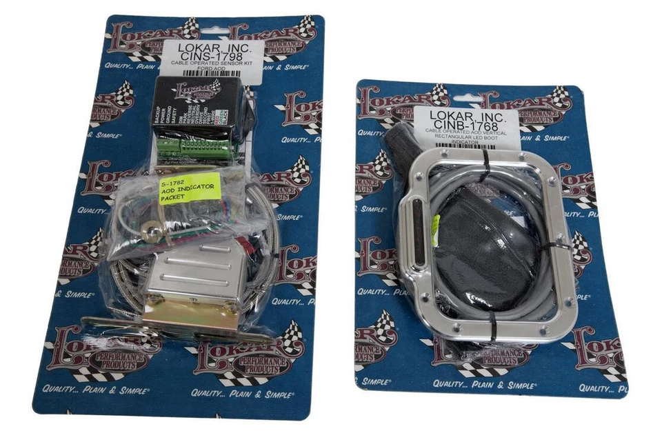 Lokar CINB-1784 - Indicador de arranque LED para transmisión AOD vertical rectangular Foto 2 de 4