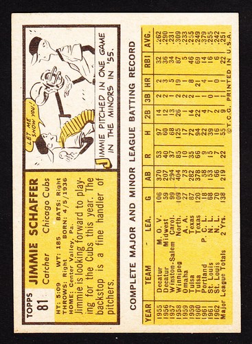 1963 Topps You Pick Complete You Set # 6 - 316 - Picture 95 of 287