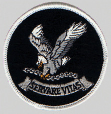 FBI HOSTAGE RESCUE TEAM HRT SERVARE VITAS TO SAVE LIVES vintage iron-on PATCH