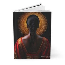 Matte Hardcover Journal, Woman in the Shadows, Writing Notebook, Diary