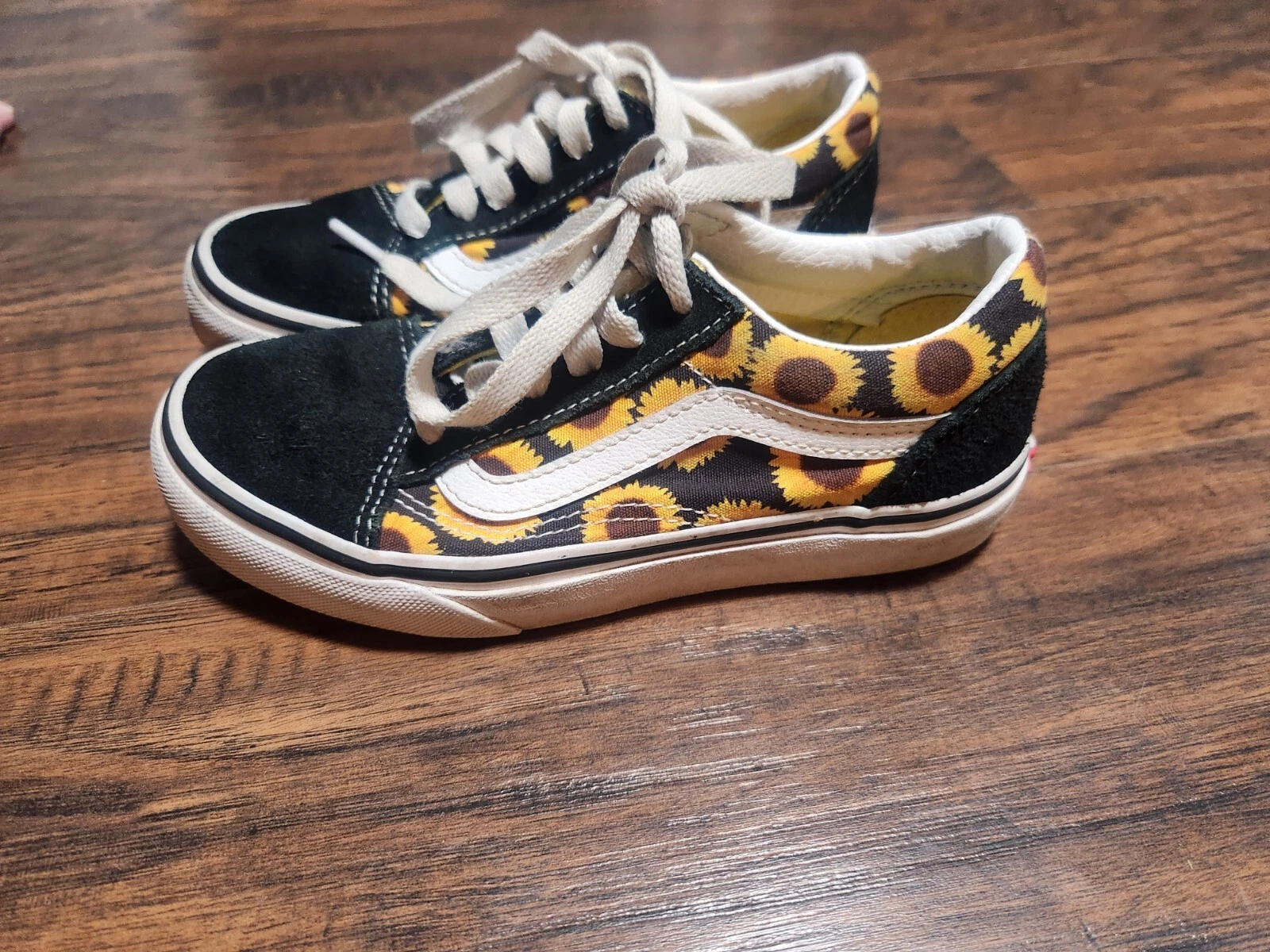 Girasoli Vans Oldol Sko perbini bambin tagl 13 5ani giov nerolo gialloe