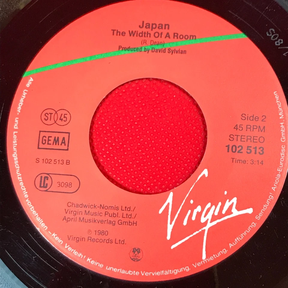 JAPAN Gentlemen Take Polaroids 1980 German issue 7" vinyl single record 45 B - Image 4 of 4