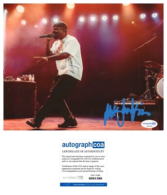 MICK JENKINS SIGNED RAPPER THE PATIENCE WAVES 8x10 PHOTO - ACOA COA