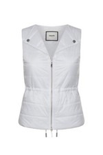Max & Moi Paris E21 Dora White Padded Light Weight Jacket Vest