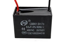 CEILING FAN CAPACITOR 8UF 450V AC 8 UF 450VAC MOTOR ELECTRIC CAP 8MFD MFD