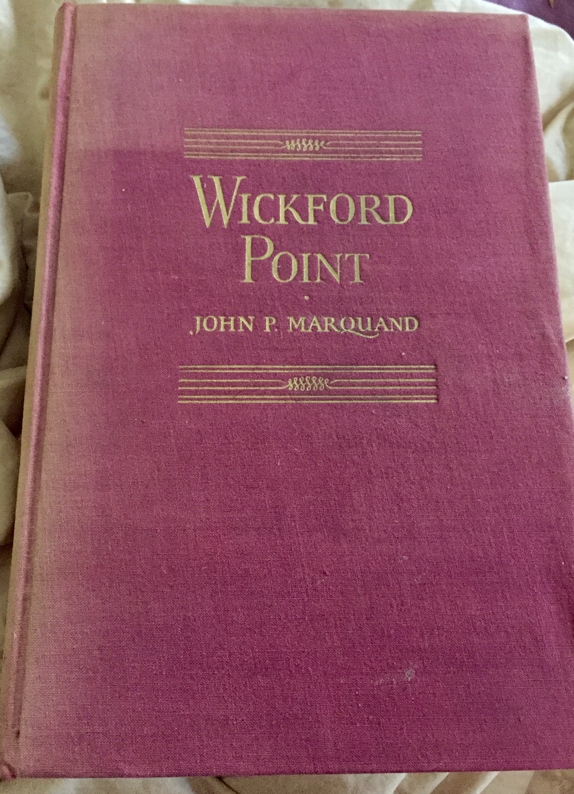 Wickford Point by John P. Marquand 1939 Hardcover Ed. +Bonuses! eBay