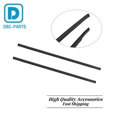 2x Roof Trim Molding Kit Sealing Strip Weather Stripping for 12-17 Toyota Camry