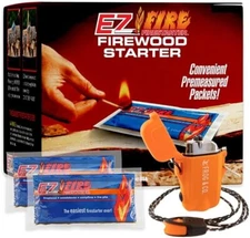 Easy-to-Use Fire Starter for Wood Stoves, Fireplaces, Campfires, and Bonfires