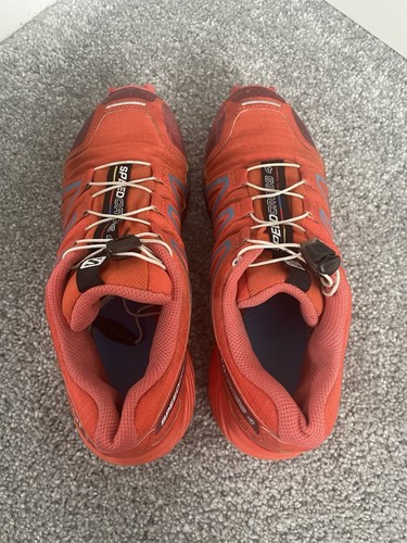 Salomon SpeedCross 4 Trail Running Zapatos Goretex Rojo Para Mujer UK 4 / EU 36 2/3 - Imagen 8 de 16