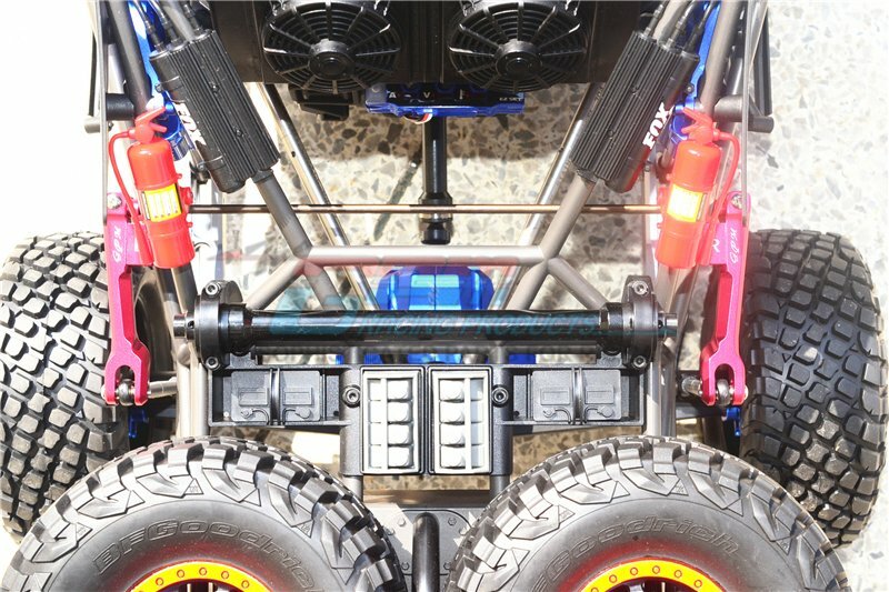 GPM Spring Steel Rear Sway Bar/Alum Sway Bar Arm/Stainles Stl Linkage Blck : UDR