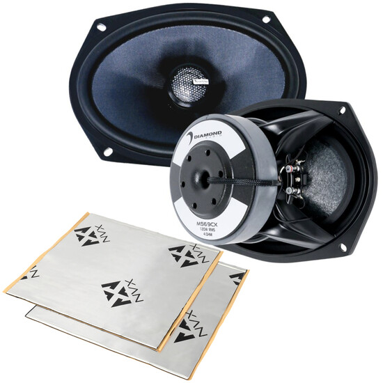 Diamond Audio MS69CX 250 Вт 6x9 коаксиальных динамиков с демпфированием звука 64390₽