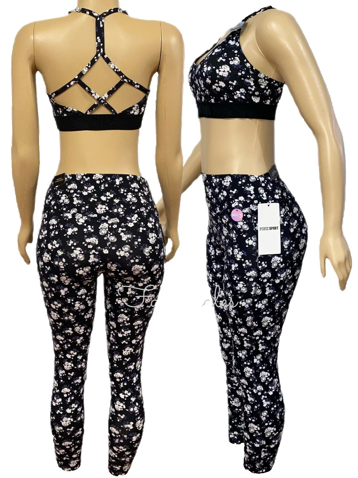 维多利亚的秘密花卉运动服及套装女