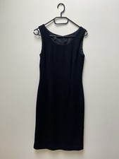 Hobbs wool dress 8 black vintage