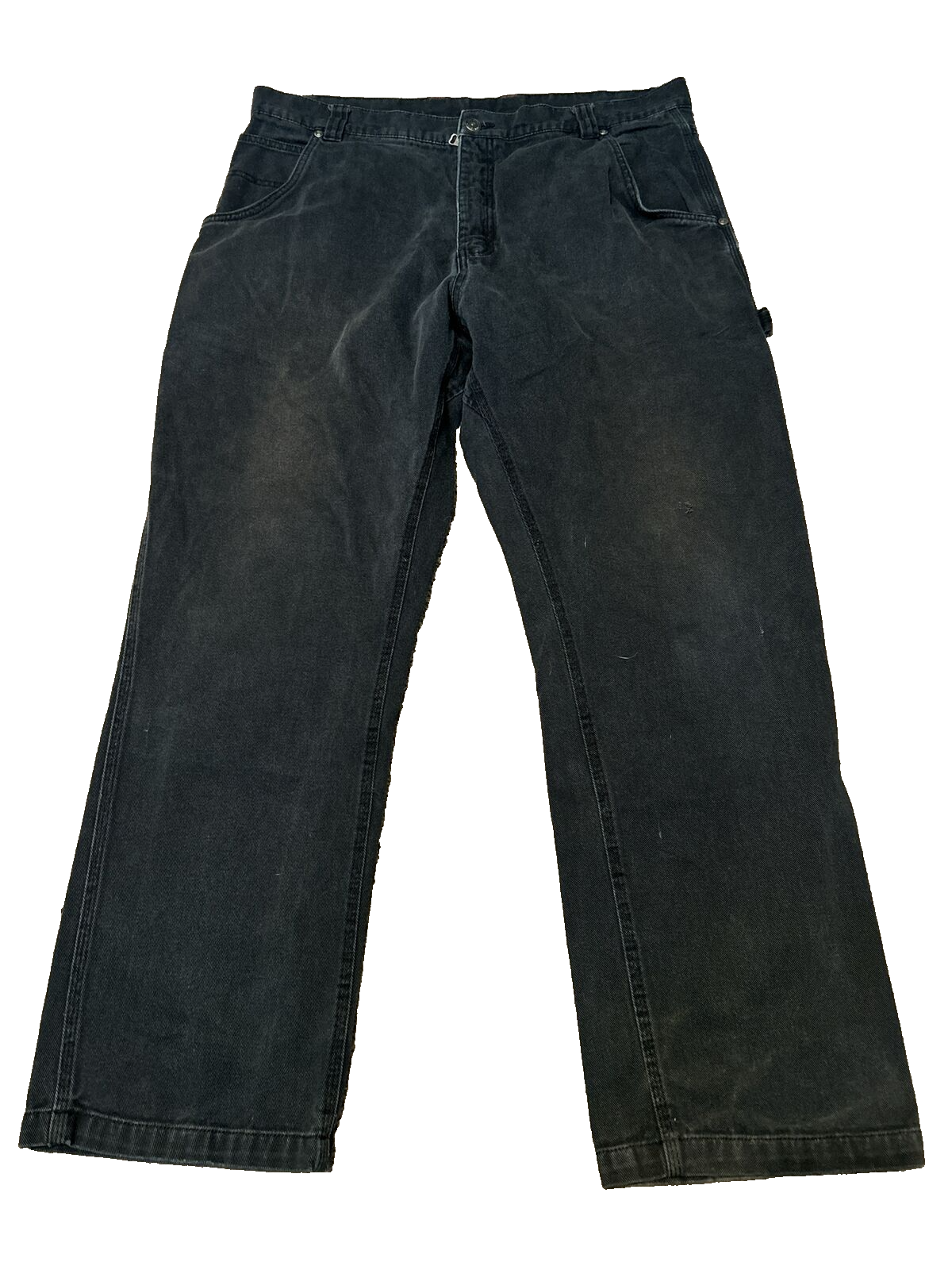 Craftsman Jeans Mens 40Wx32L Black Denim Pants! QUALITY! MEASURMENTS SHOWN!