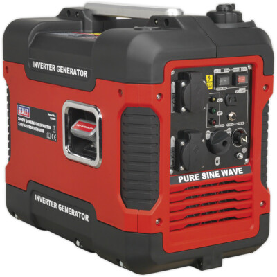 2000W Inverter Stromerzeuger - 4-Takt Motor - 4 Liter Kraftstofftank - Doppelsteckdosen