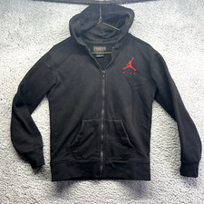 JORDAN JUMP MAN Graphics, Youth Size L 12-13 Years, Full Zip Jacket Hoodie