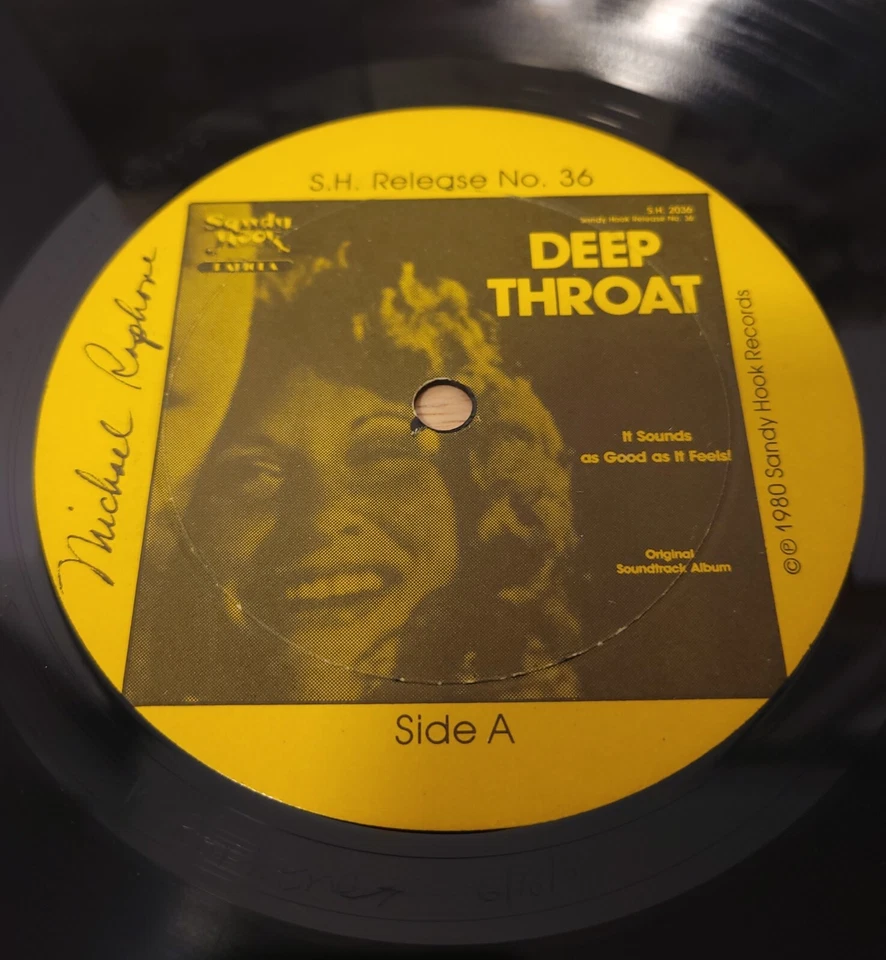 Deep Throat It Sounds As Good As It Feels 1980 Shady Hook Records LP - Image 4 of 4