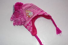 Disney Palace Pets Princess Gloves Hat Girls NWT New Pigtails Cinderella Aurora