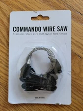 Commando Wire Saw STAINLESS STEEL WIRE W/ Nylon Hand Straps