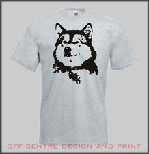 ALASKAN MALAMUTE  SIZE LARGE T SHIRT SLED DOG DOGS MUSH MUSHER