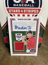 2022 Panini Stars & Stripes - Braden Holcomb - Team USA Auto Relic 250/349