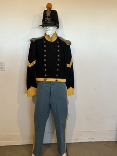 Vintage Reproduction US Army Mexican War Dragoon Tunic Pants & Cap Set