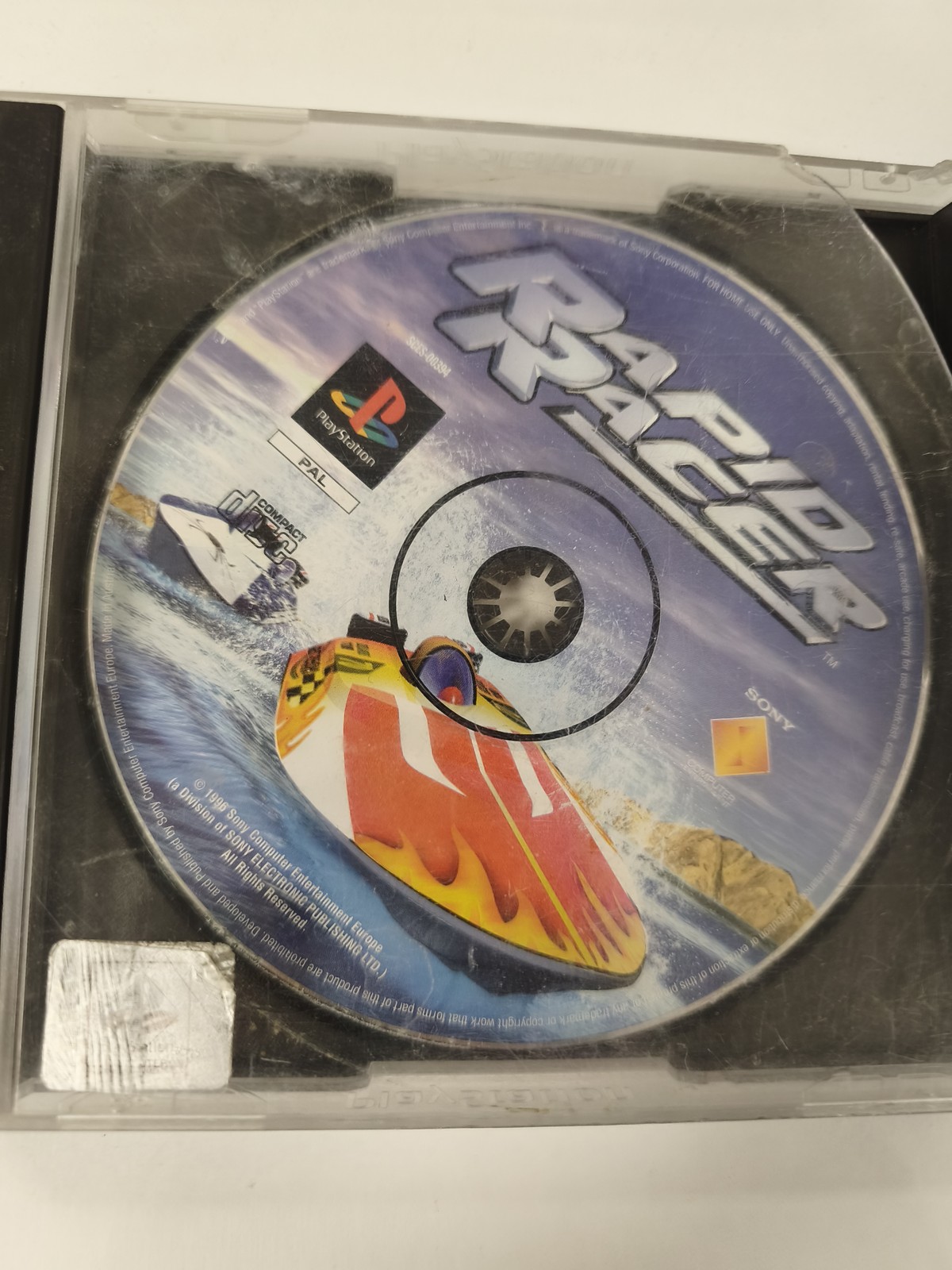 Jeu PS1 Rapid Racer incomplet pour console PlayStation, disque seul, version fra