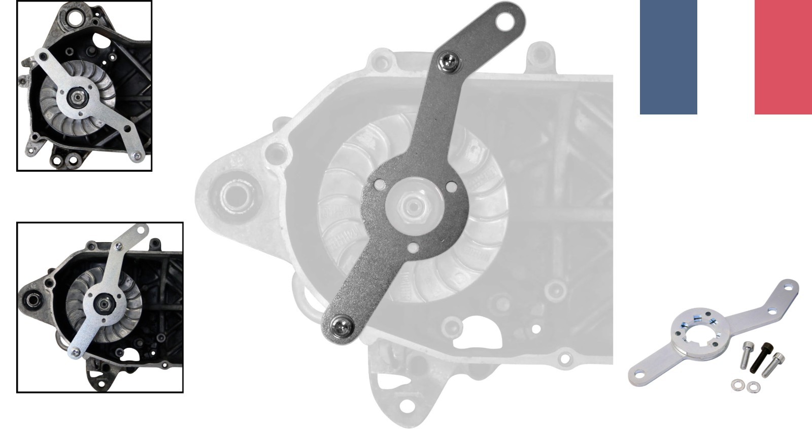 Bloque variateur Easyboost MBK Booster et Nitro outil de démontage d'embrayage